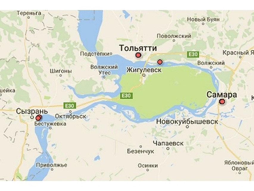 Жиг море тольятти карта